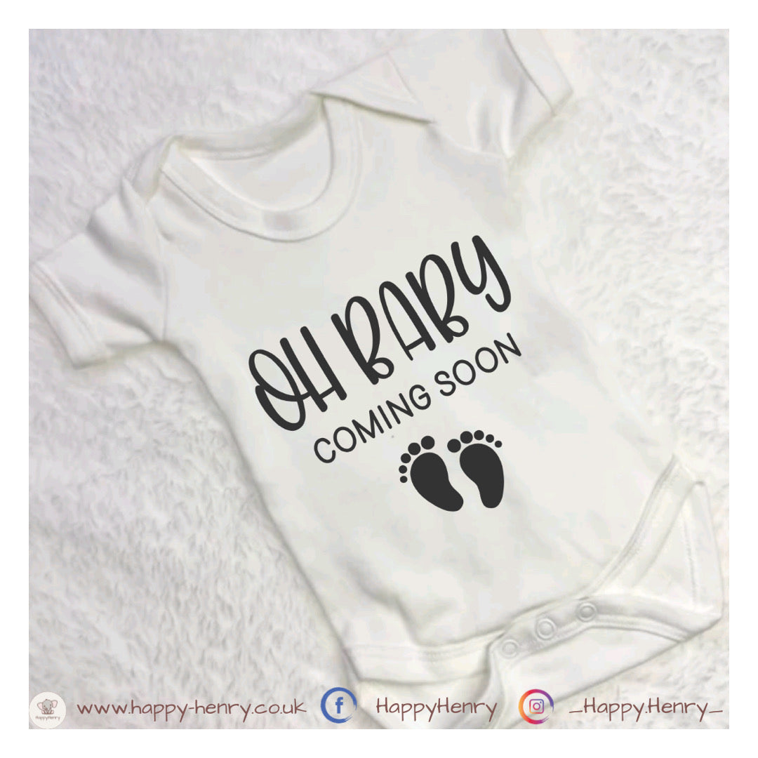 ‘Oh Baby’ Coming Soon Baby Grow
