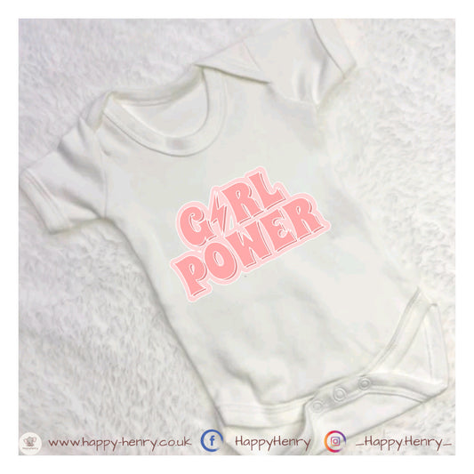 Girl Power Baby Grow