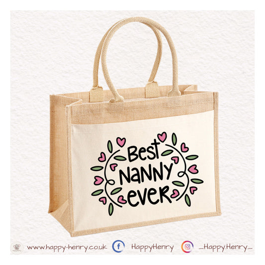 Best Nanny Ever Shopper Tote Bag
