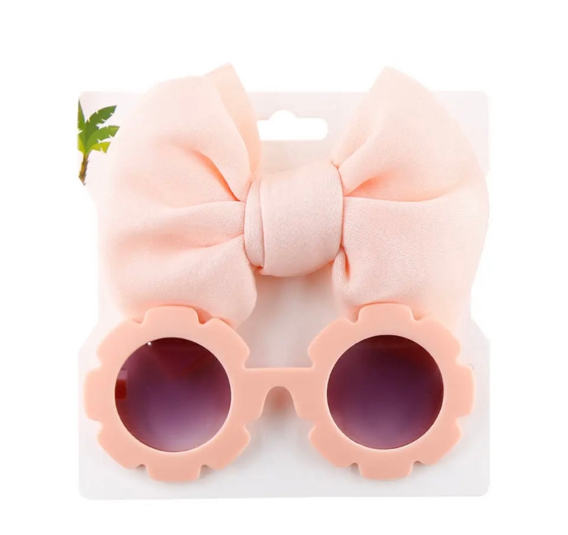 Sunglasses and Bow Hairband Set