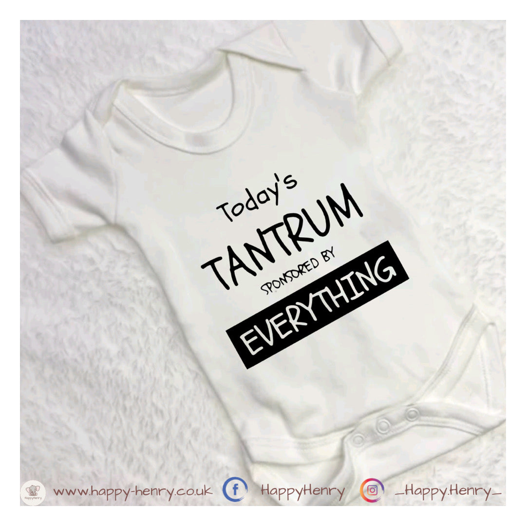 Today’s Tantrum Baby Grow